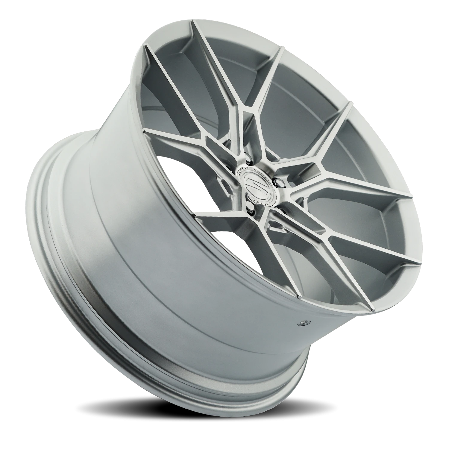 Select Precision Alloys Alpine 20x10.5" 5x120mm 72.54mm CB +38mm Gloss Silver Brushed