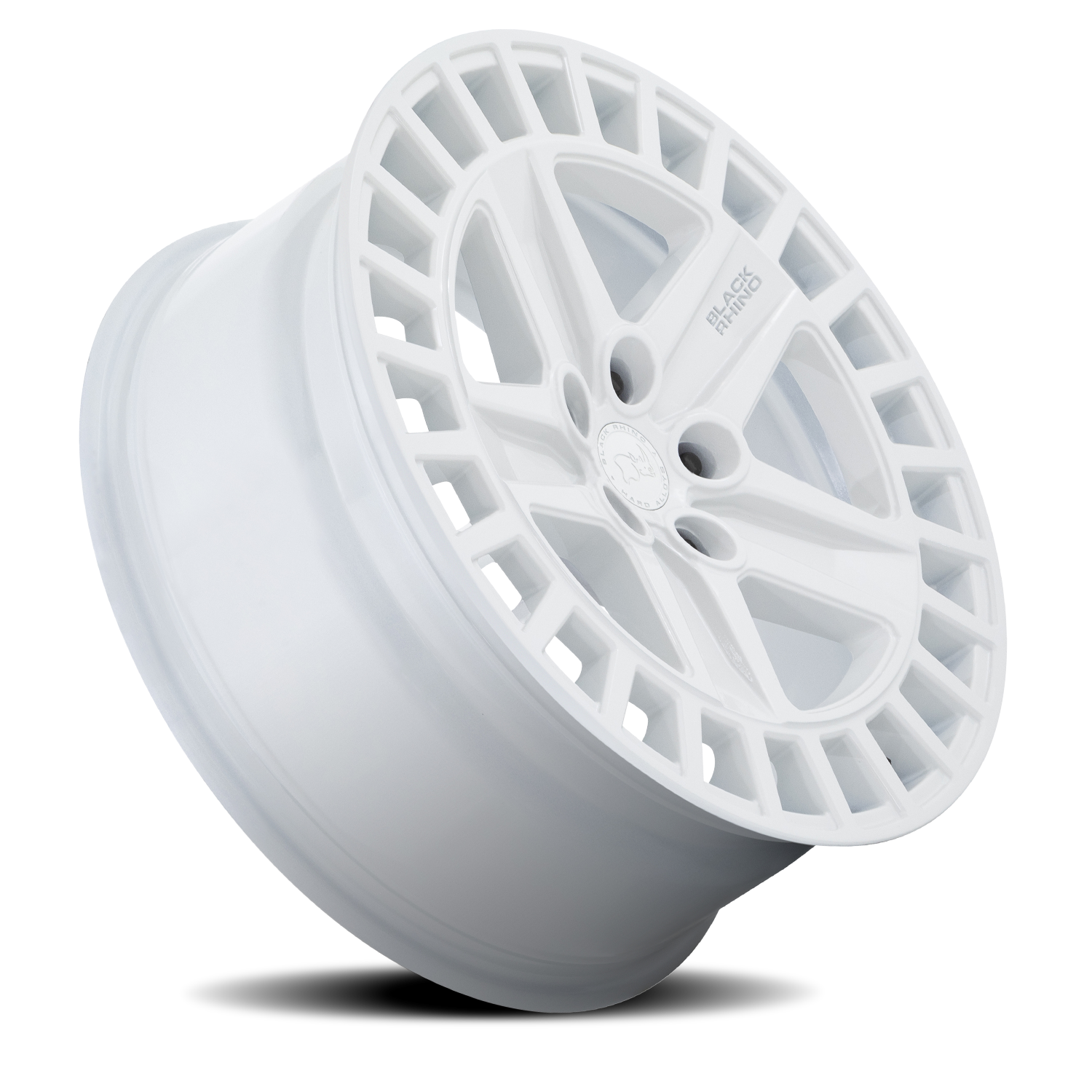 Black Rhino Alston 18x8.5" 5x120mm 74.1mm CB +25mm Gloss White