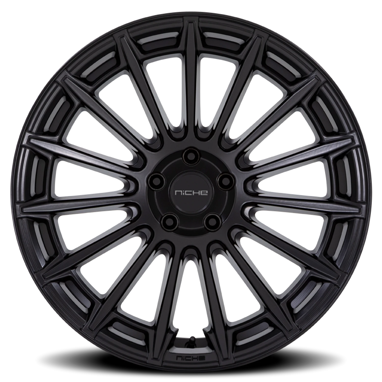 Niche Amalfi 20x9" 5x120mm 72.56mm CB +18mm Matte Black