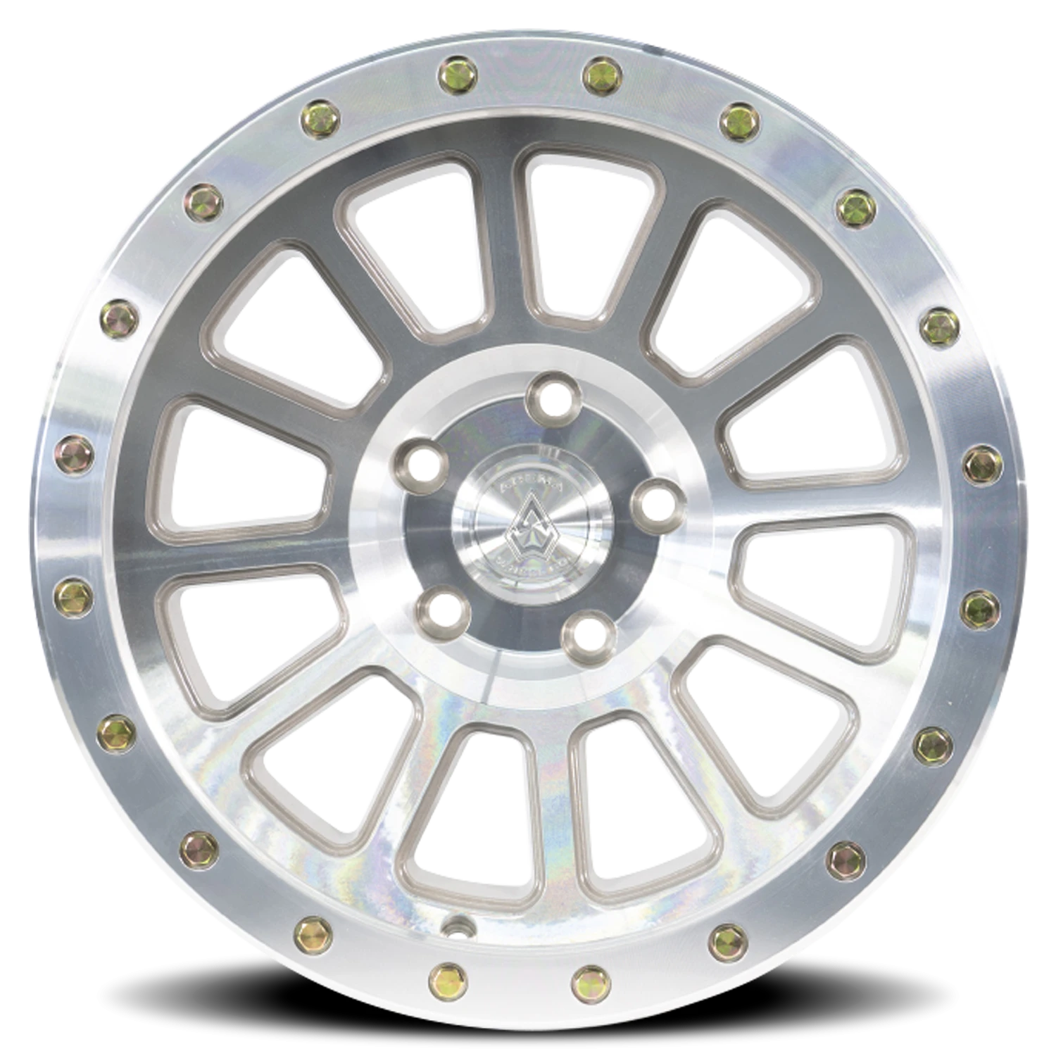 Arena Ammo 17x9" 5x127mm 71.5mm CB 0mm Machined Bright Machined Zinc Bolts
