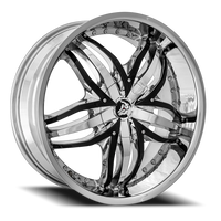 Diablo Angel 20x8.5" 5x114.3mm 73.1mm CB +35mm Chrome