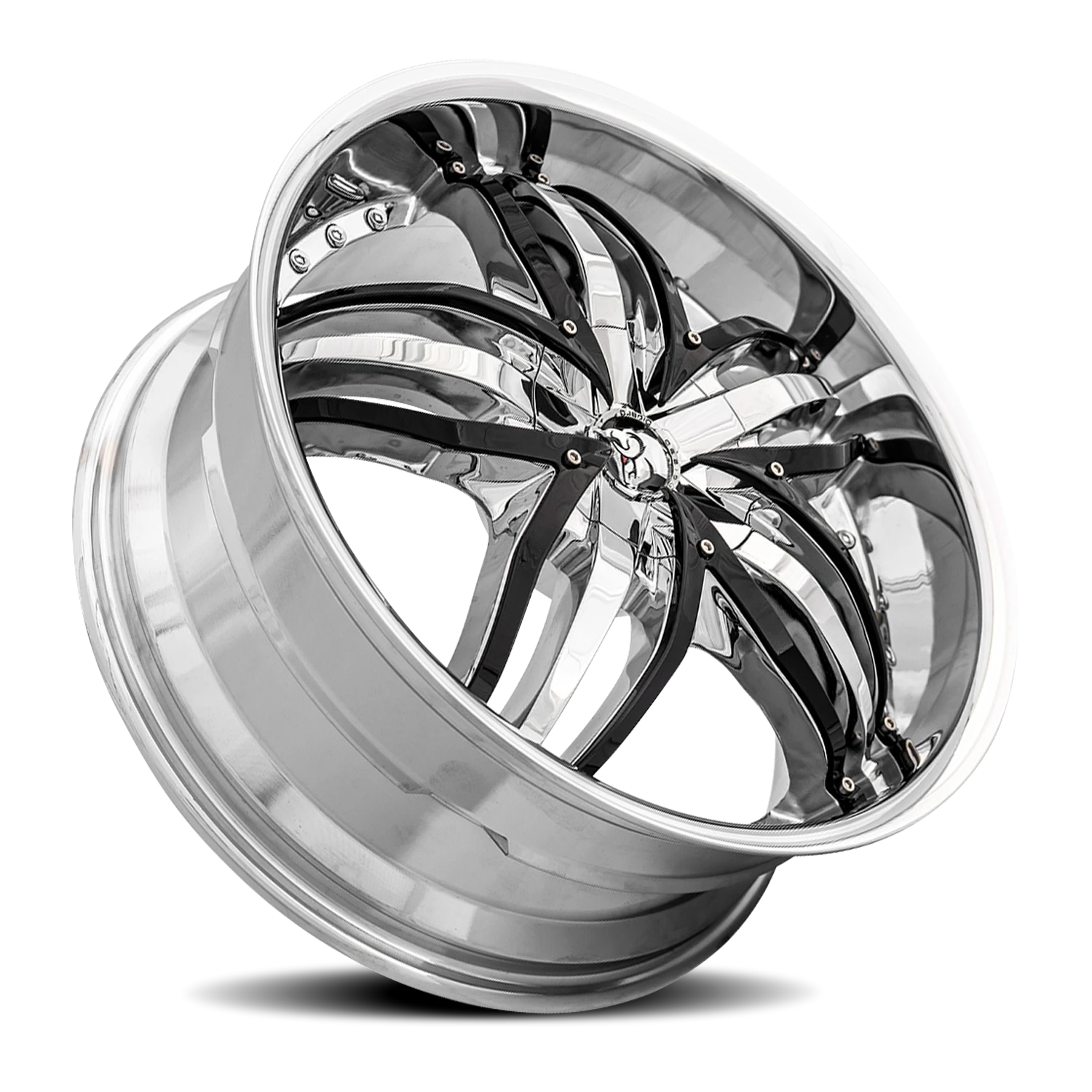 Diablo Angel 20x8.5" 5x114.3mm 73.1mm CB +35mm Chrome
