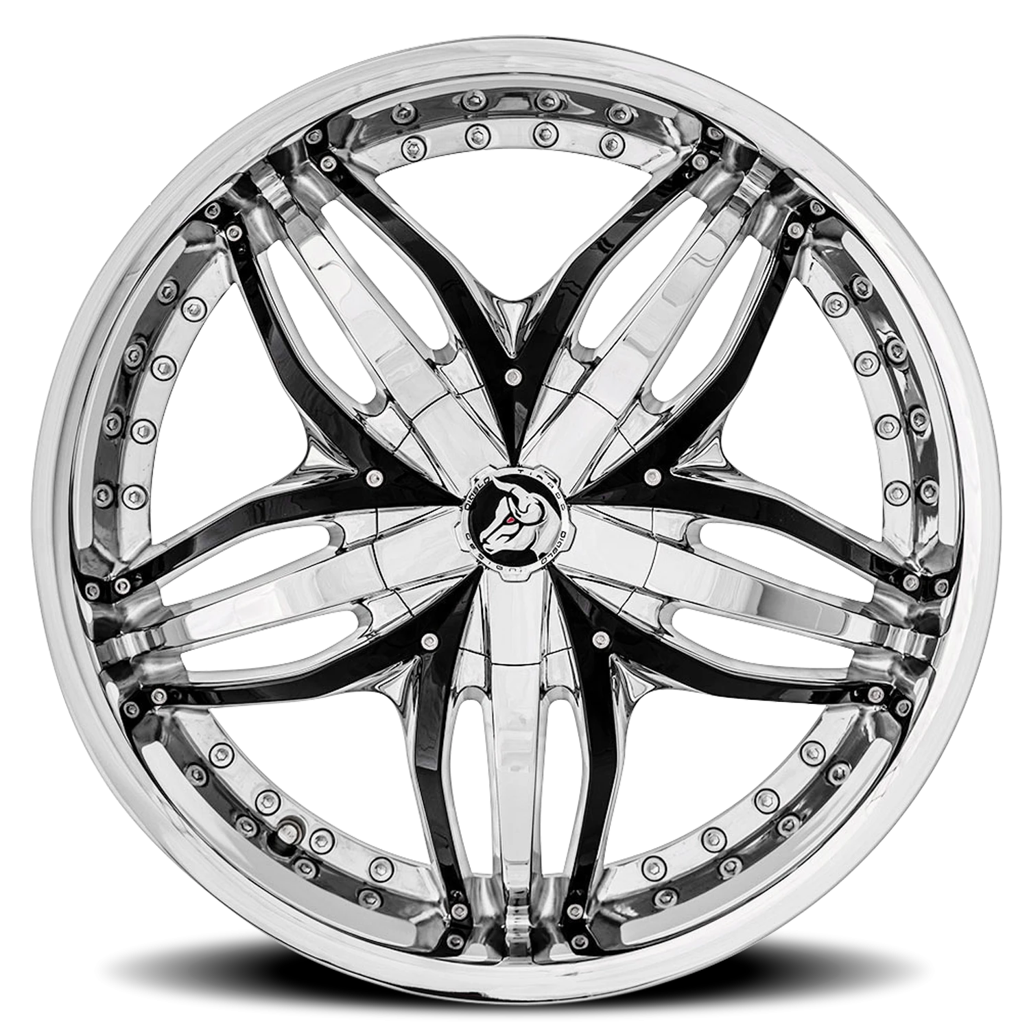 Diablo Angel 20x8.5" 5x114.3mm 73.1mm CB +20mm Chrome