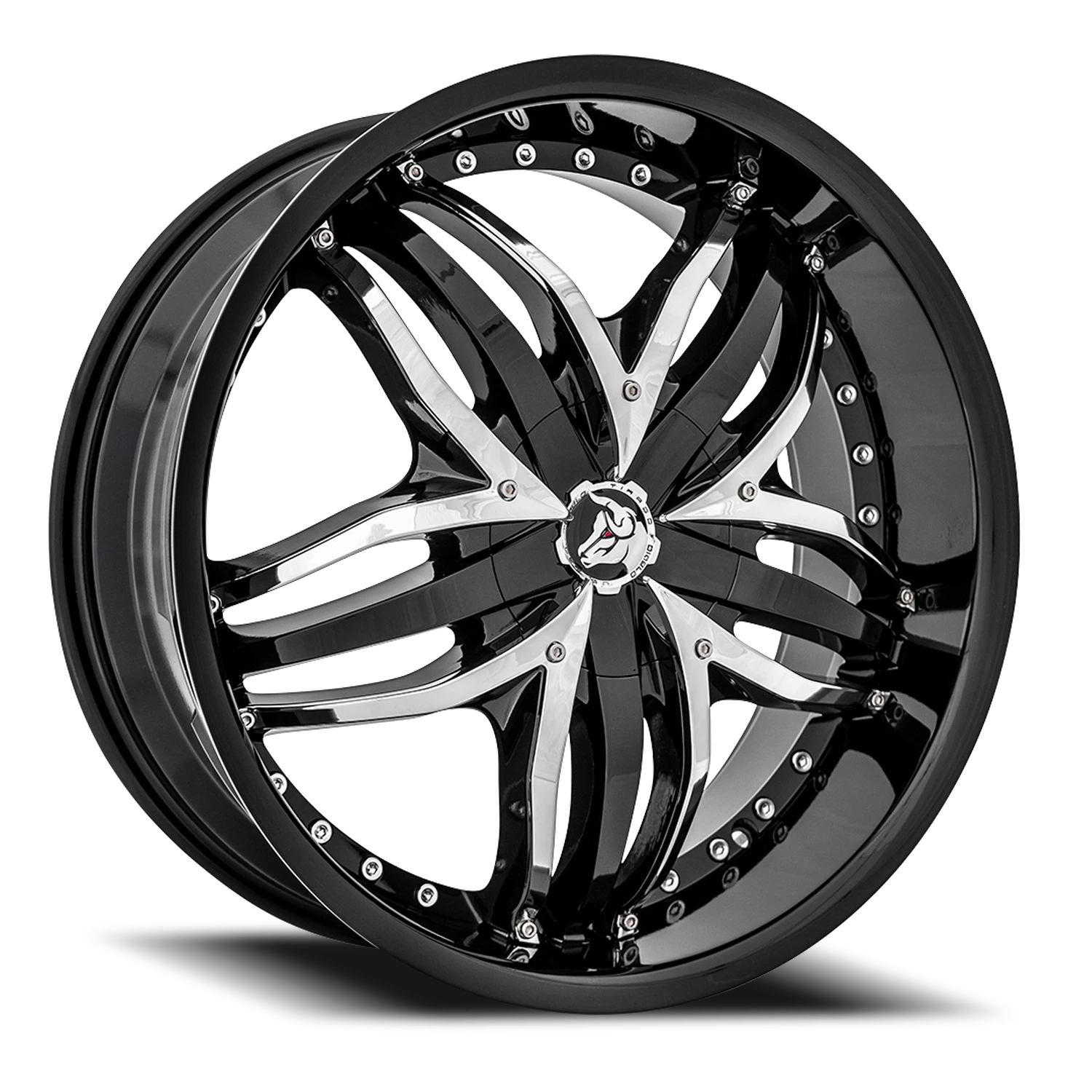Diablo Angel 20x8.5" 5x114.3mm 73.1mm CB +35mm Gloss Black