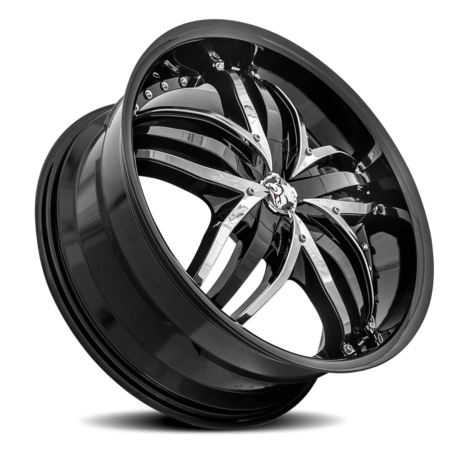 Diablo Angel 20x8.5" 5x114.3mm 73.1mm CB +35mm Gloss Black