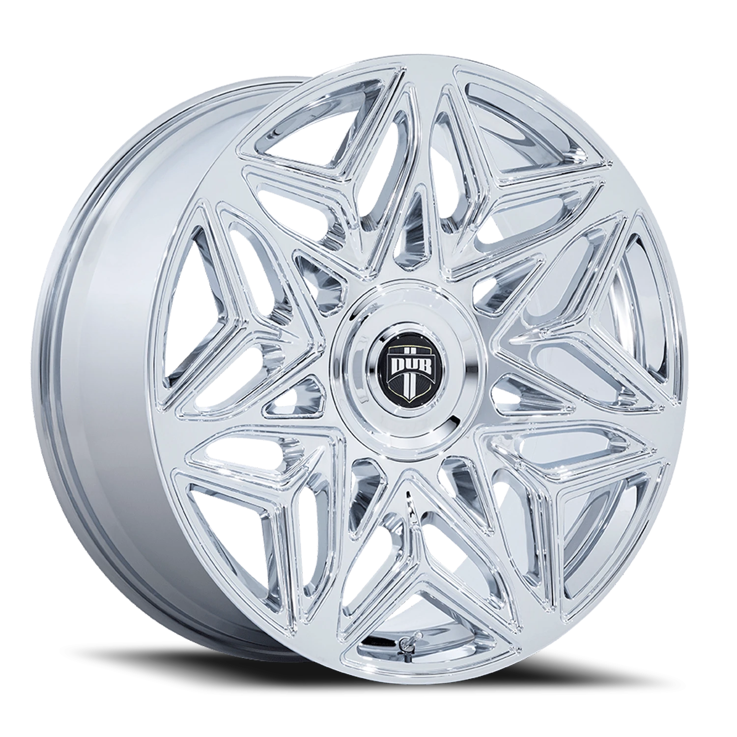 DUB Anomaly 24x10" 6x135mm 100.3mm CB +25mm Chrome