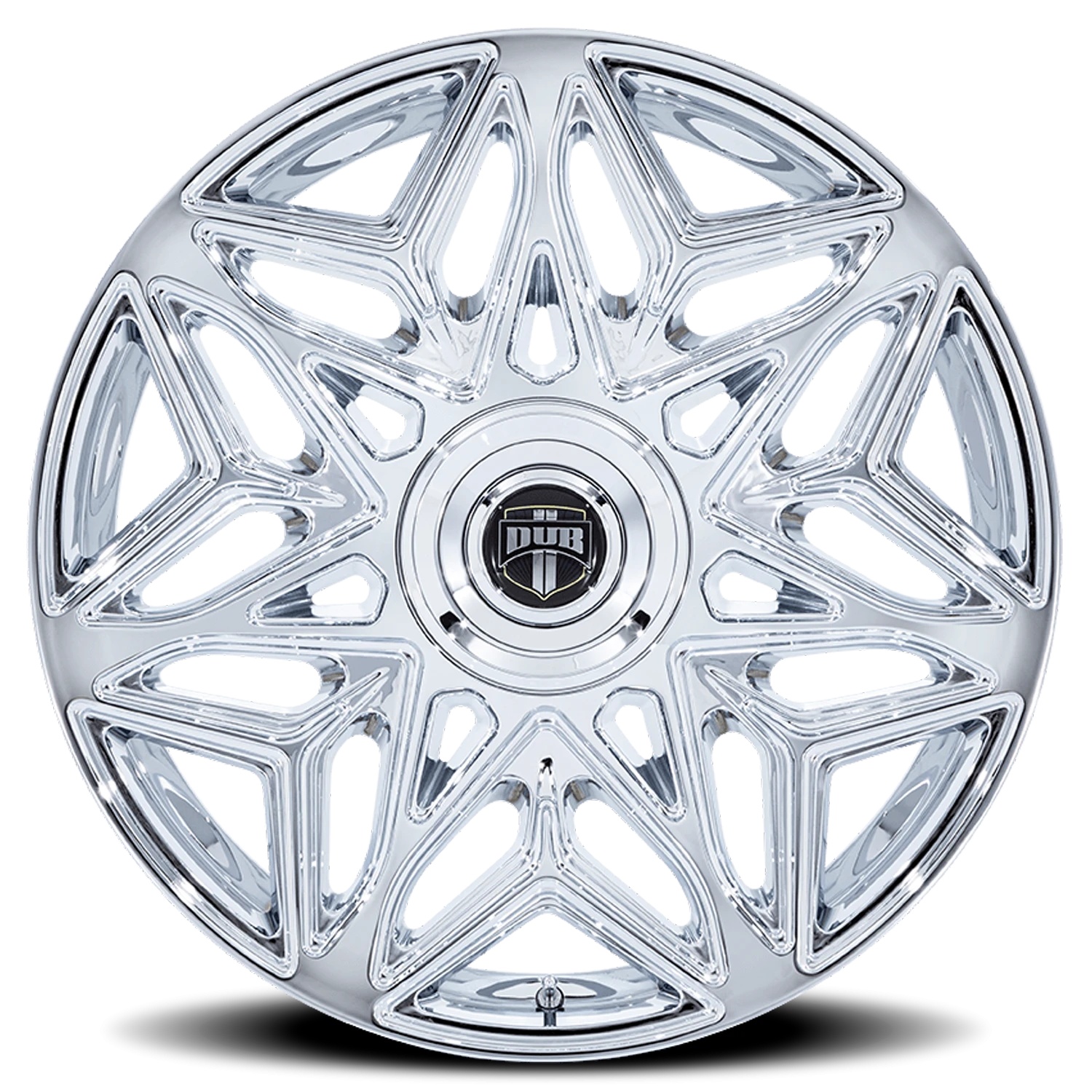 DUB Anomaly 24x10" 6x135mm 100.3mm CB +25mm Chrome