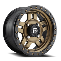 Fuel Anza UTV 14x7" 4x156mm 132mm CB +13mm Bronze Black Ring