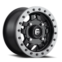 Fuel Anza UTV 14x7" 4x156mm 132mm CB +38mm Matte Black Beadlock