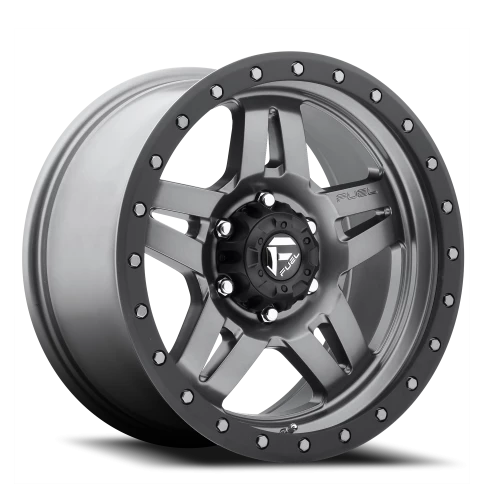 Fuel Anza 16x8" 6x139.7mm 108mm CB +1mm Matte Gunmetal