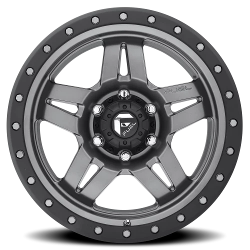 Fuel Anza 17x8.5" 6x139.7mm 78.1mm CB -6mm Matte Gunmetal