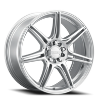 Raceline Apex 17x7.5" 5x110mm 72.62mm CB +40mm Hyper Silver