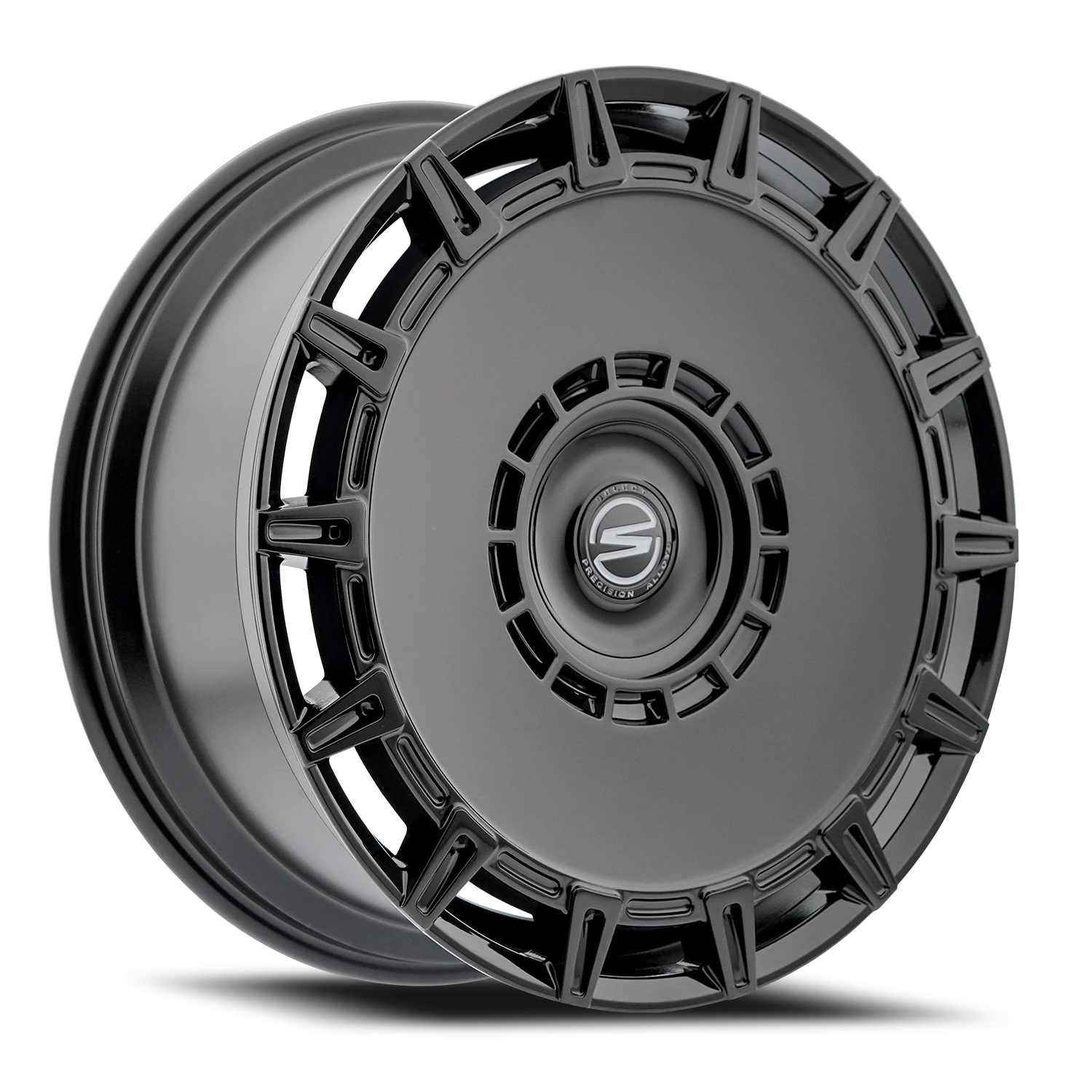 Select Precision Alloys Apollo 22x10.5" 5x112mm 74.09mm CB +38mm Gloss Glossy Black
