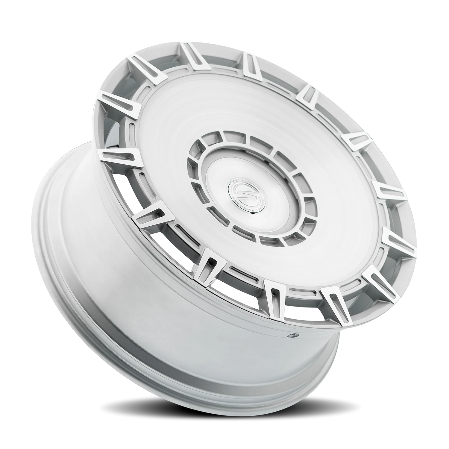 Select Precision Alloys Apollo 22x10.5" 5x112mm 74.09mm CB +38mm Gloss Silver Brushed