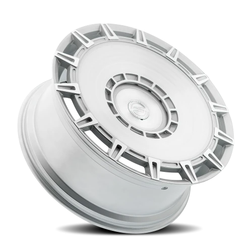 Select Precision Alloys Apollo 24x10" 8x165.1mm 117.09mm CB +20mm Gloss Silver Brushed