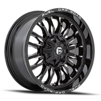 Fuel Arc 20x10" 6x135mm 106.1mm CB -18mm Gloss Black Milled