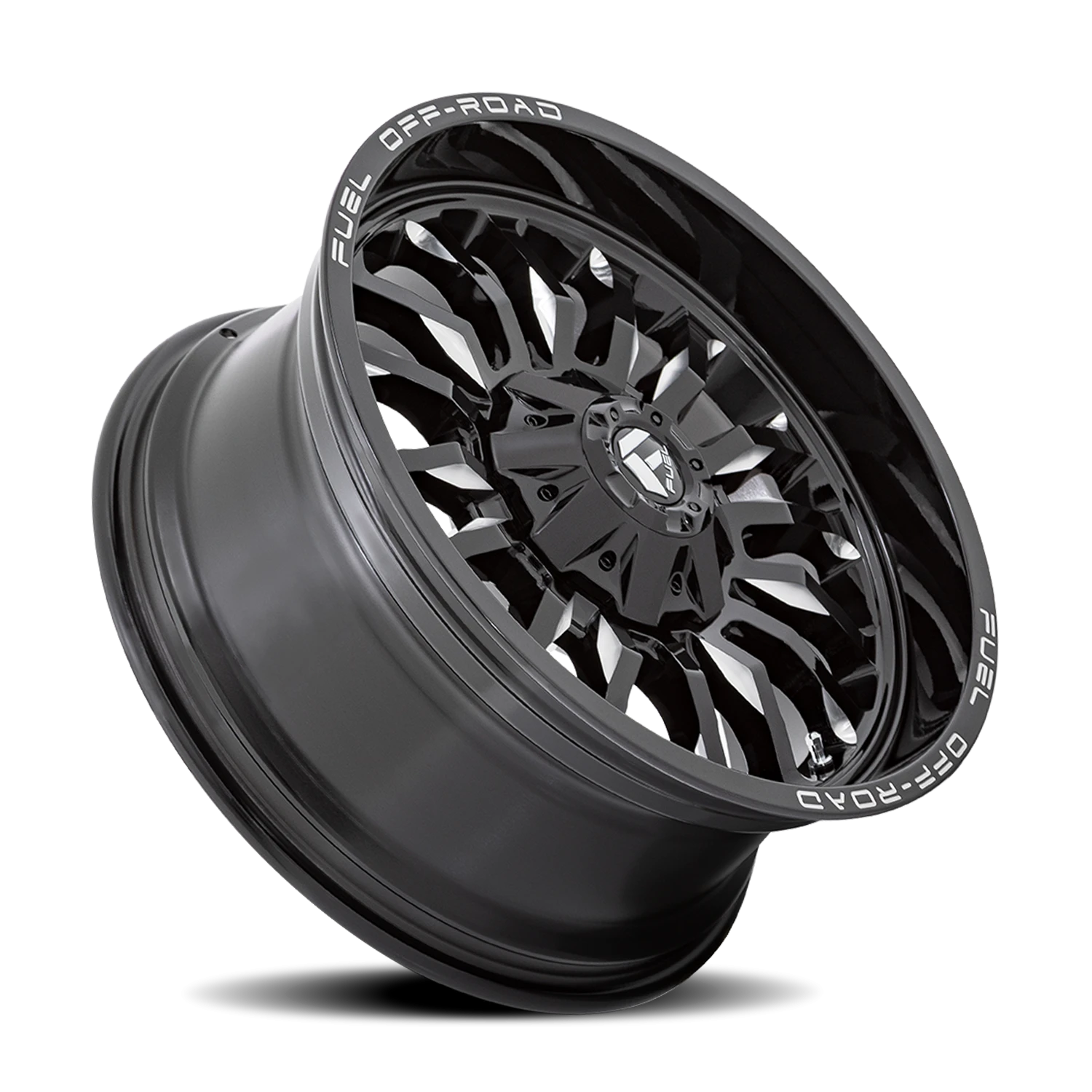 Fuel Arc 20x10" 6x135mm 106.1mm CB -18mm Gloss Black Milled