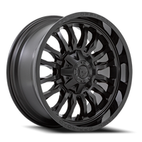 Fuel Arc 22x12 -44 8x180mm 124.2mm Matte Black Gloss Black Lip