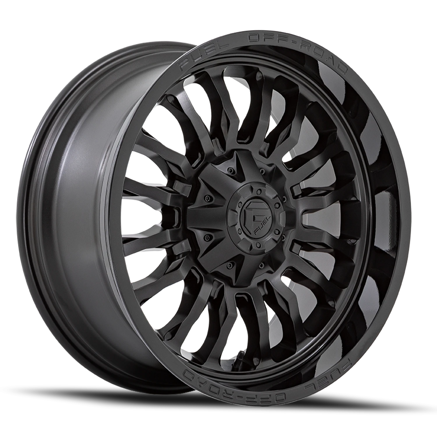 Fuel Arc 20x9" 5x139.7mm 110.1mm CB +1mm Matte Black Gloss Black Lip