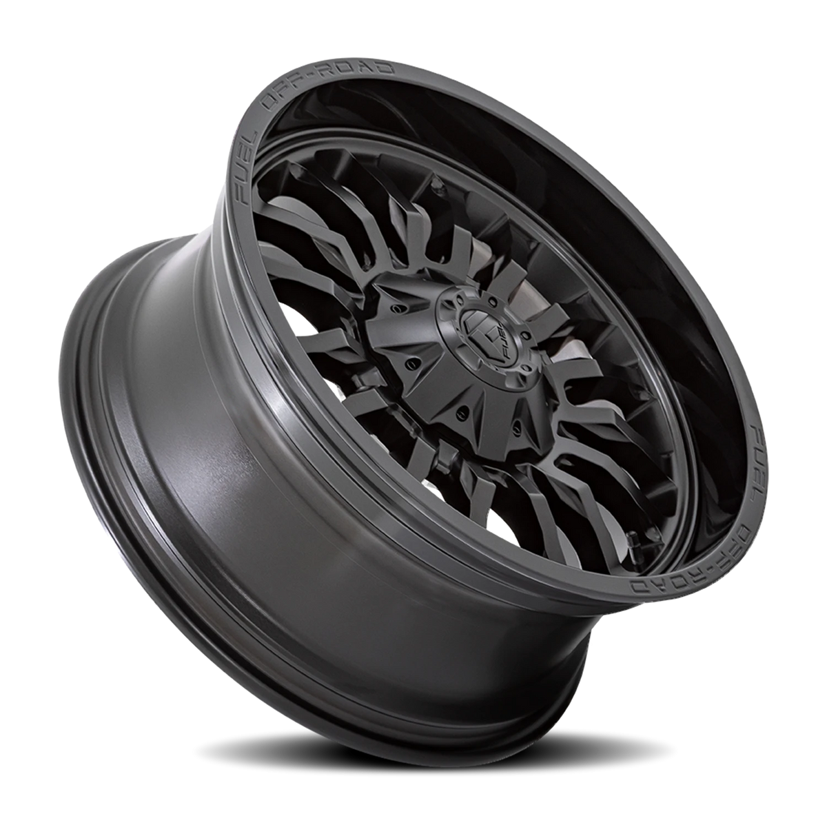Fuel Arc 20x10 -18 8x180mm 124.2mm Matte Black Gloss Black Lip