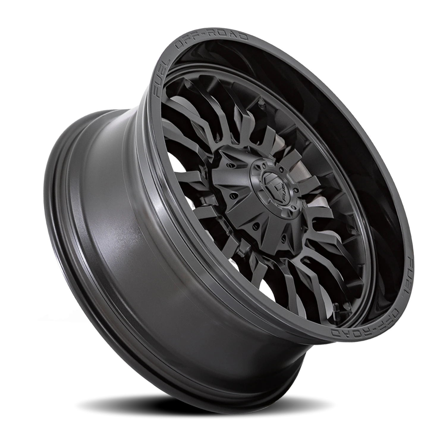 Fuel Arc 20x9" 5x139.7mm 110.1mm CB +1mm Matte Black Gloss Black Lip
