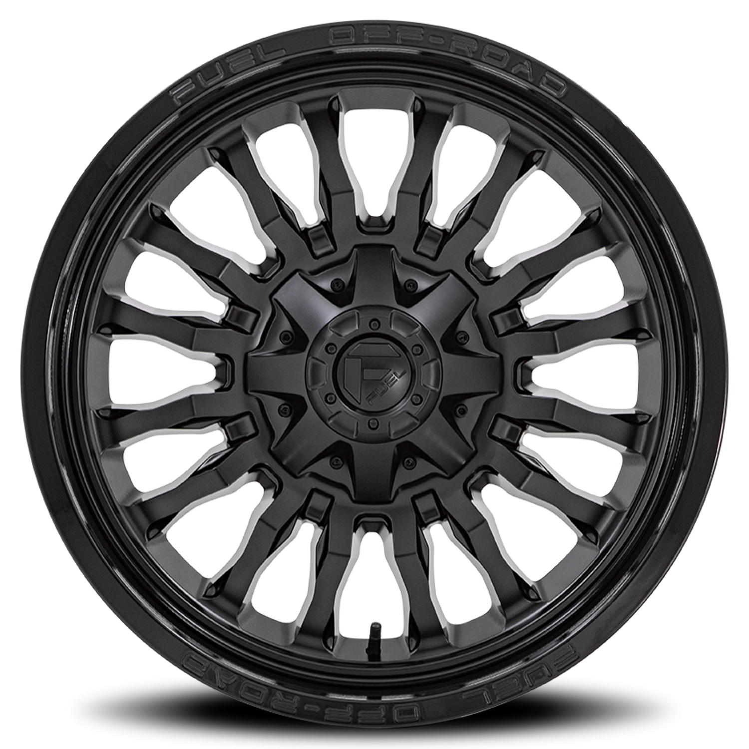 Fuel Arc 20x9" 5x139.7mm 110.1mm CB +1mm Matte Black Gloss Black Lip