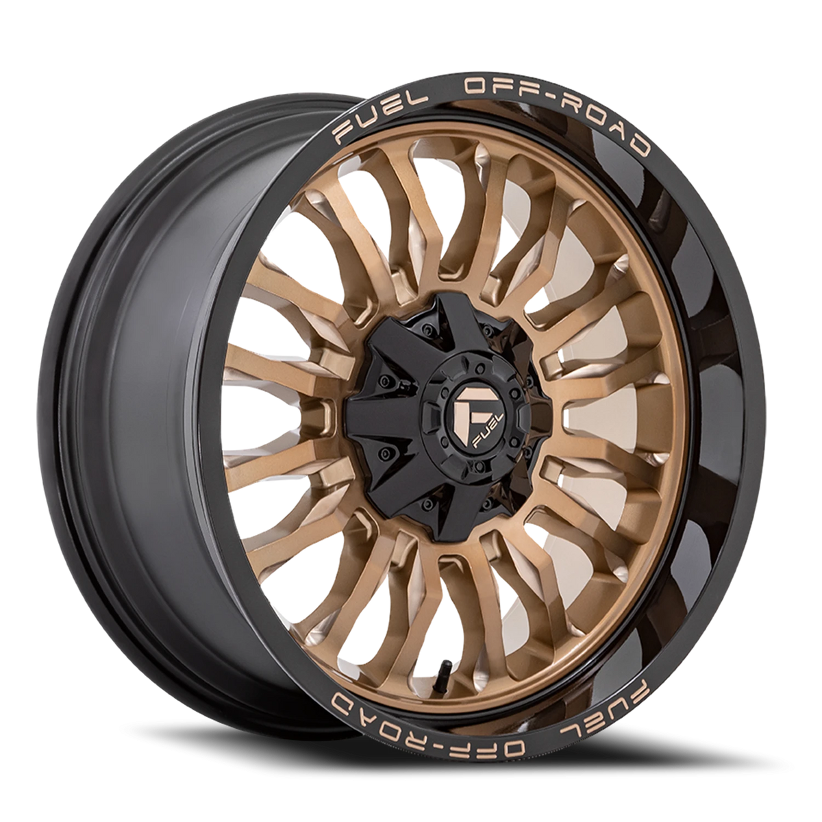 Fuel Arc 20x9 +1 6x114.3mm 78.1mm Platinum Bronze Black Lip