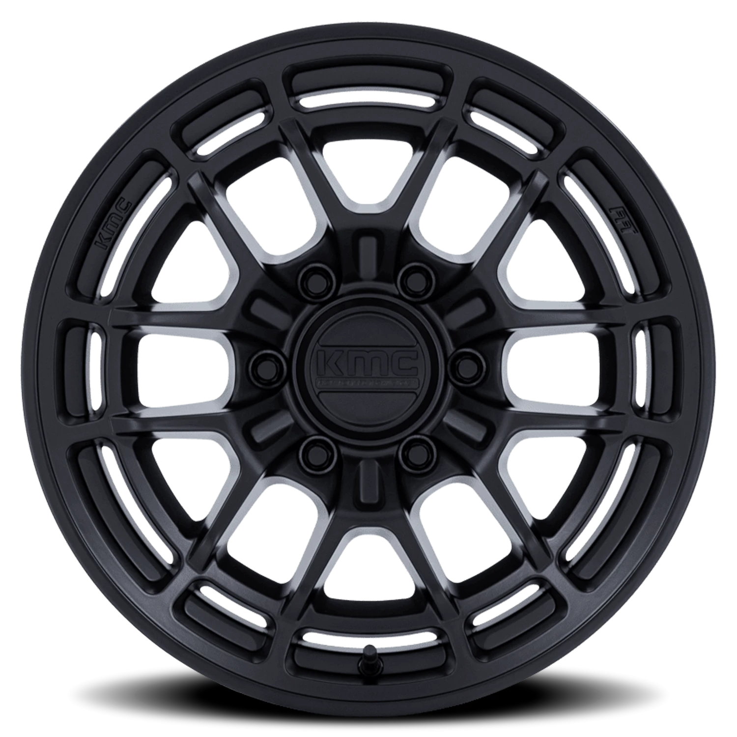 KMC Archer 17x8.5" 6x135mm 87.1mm CB +25mm Matte Black