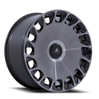 Asanti Black Label Aristocrat 22x9" 5x108mm 72.56mm CB +38mm Gloss Black Machined Face-Double Dark Tint