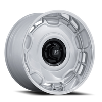 US Mags Arlington 20x8.5" 5x127mm 78.1mm CB +1mm Silver Matte Black Center-DC Lip