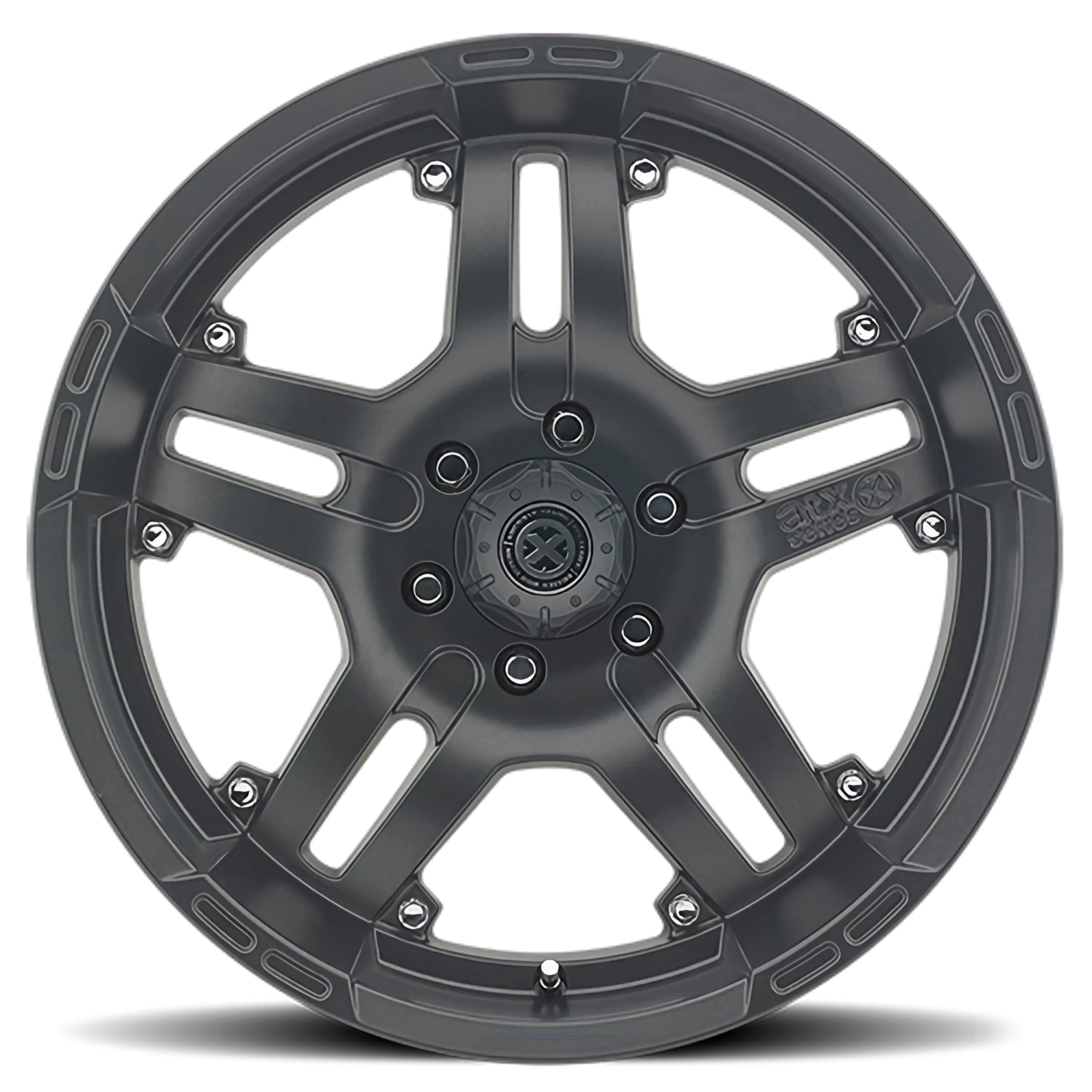 ATX Artillery 16x9" 6x139.7mm 106.3mm CB -12mm Cast Iron Black