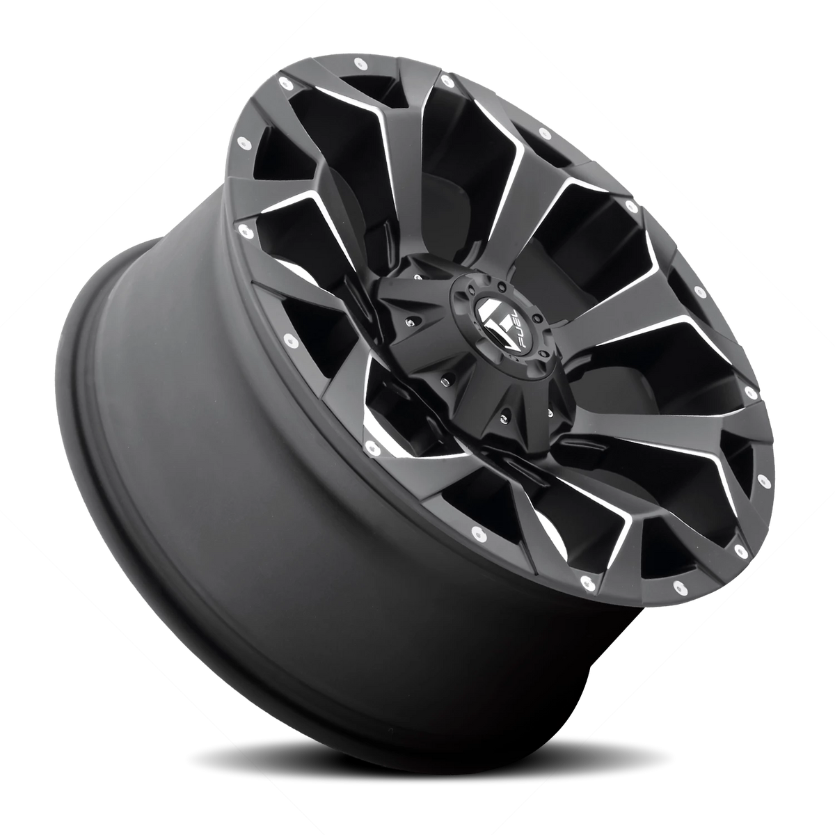 Fuel Assault 22x12 -44 8x165.1mm 125.2mm Matte Black Milled