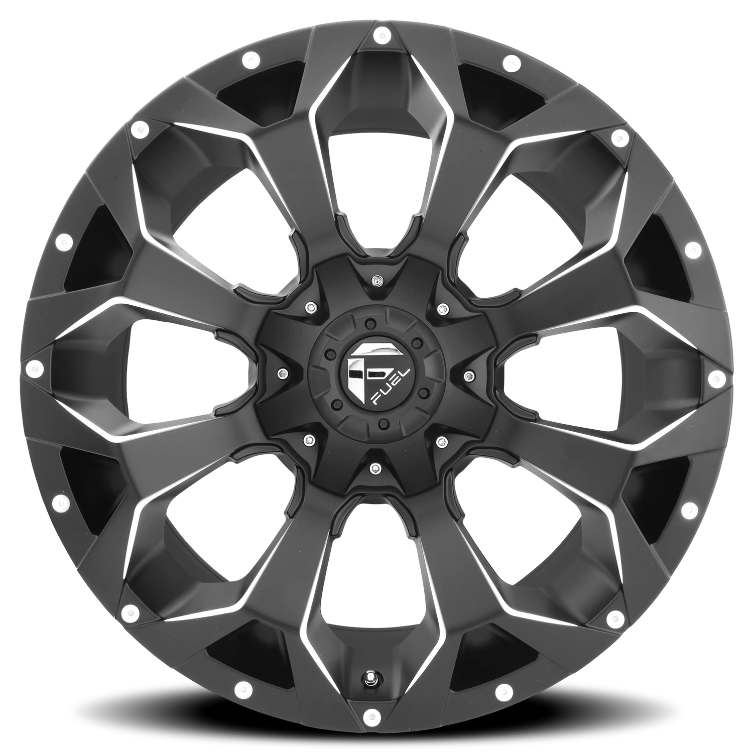 Fuel Assault D546 17x8.5 +25 5x108/5x127mm 71.5mm Matte Black Milled