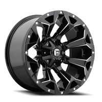 Fuel Assault 20x10" 5x114.3mm 78.1mm CB -18mm Gloss Black Milled