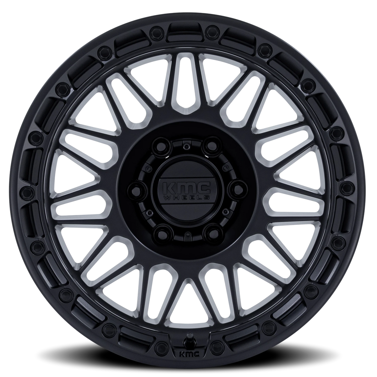 KMC Attack 17x8.5 -10 5x127mm 71.5mm Matte Black