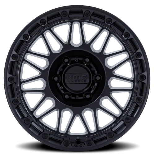 KMC Attack 17x8.5 -10 6x135mm 87.1mm Matte Black
