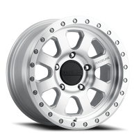 Raceline Avenger 2.0 17x8.5" 8x170mm 130.81mm CB 0mm Machined Silver Black Cap
