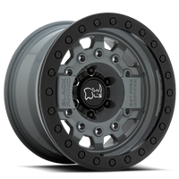 Black Rhino Avenger Beadlock 17x8.5" 6x139.7mm 112.1mm CB -30mm Battleship Gray Black Hardware