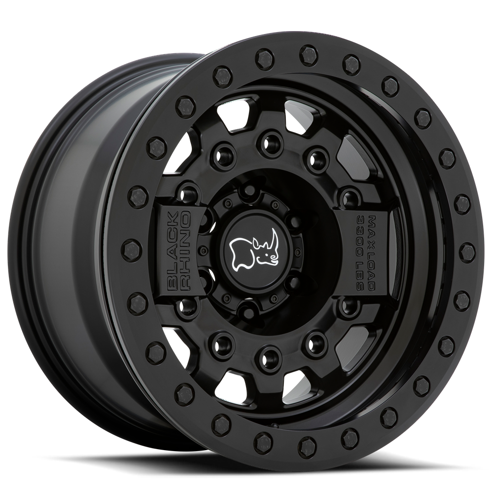 Black Rhino Avenger Beadlock 17x8.5" 6x139.7mm 112.1mm CB -30mm Matte Black Black Hardware