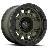 Black Rhino Avenger Beadlock 17x8.5" 6x139.7mm 112.1mm CB -30mm Olive Drab Green Black Hardware