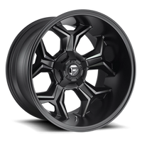 Fuel Avenger 20x9 +1 5x139.7mm 110.3mm Matte Black Machined-Dark Tint
