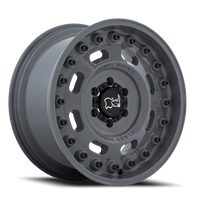 Black Rhino Axle 18x9.5" 6x139.7mm 112.1mm CB +6mm Battleship Gray