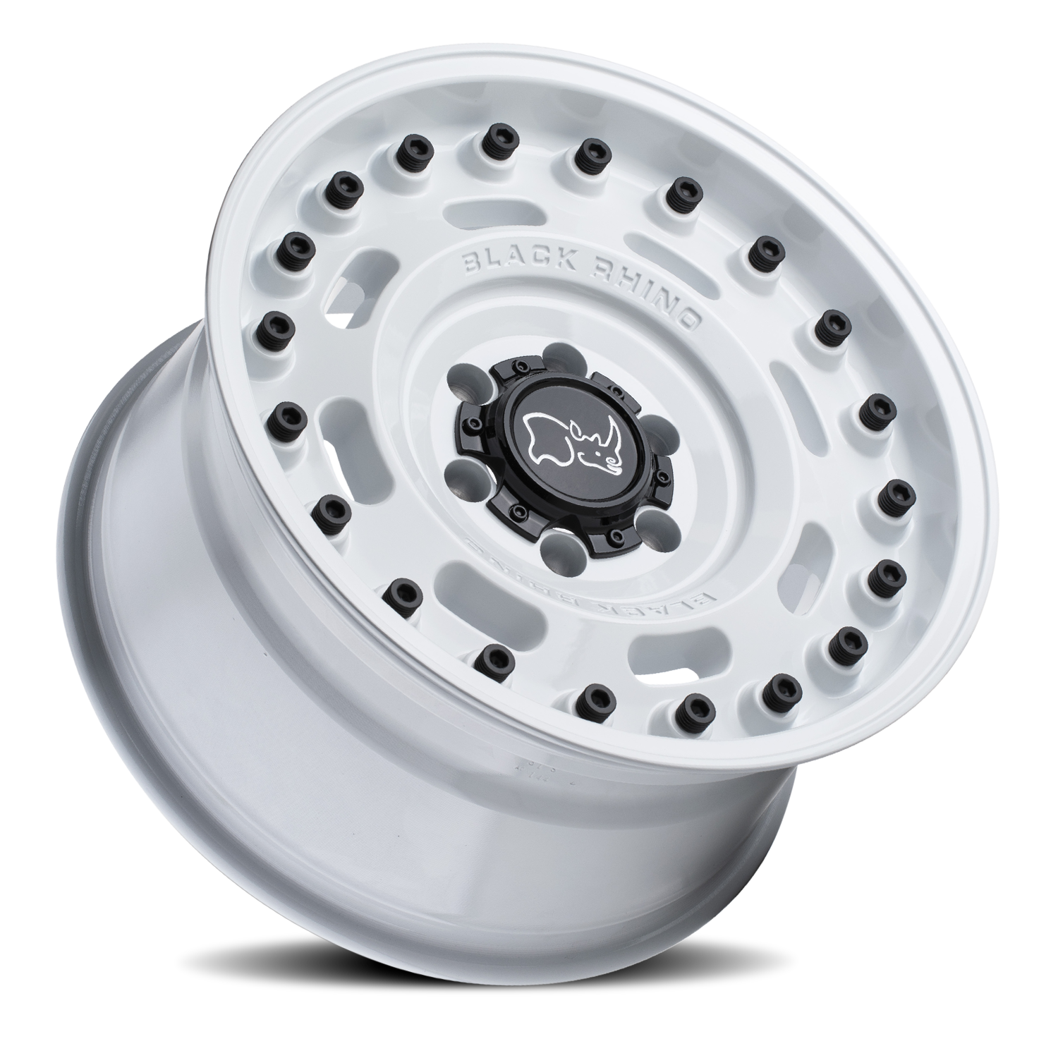 Black Rhino Axle WH 17x9.5 -18 5x127mm 71.6mm Gloss White