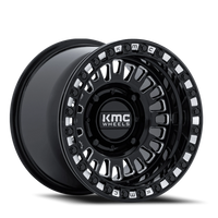 KMC Aztec Beadlock UTV 15x7 +38 4x137mm 96mm Gloss Black Milled