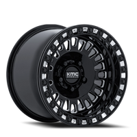 KMC Aztec Beadlock UTV 15x7 +38 5x114.3mm 72.56mm Gloss Black Milled