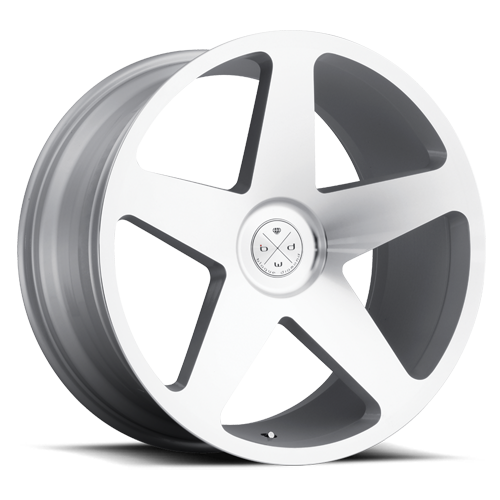 Blaque Diamond BD-15 22x10.5" 5x120mm 72.56mm CB +33mm Machined Silver