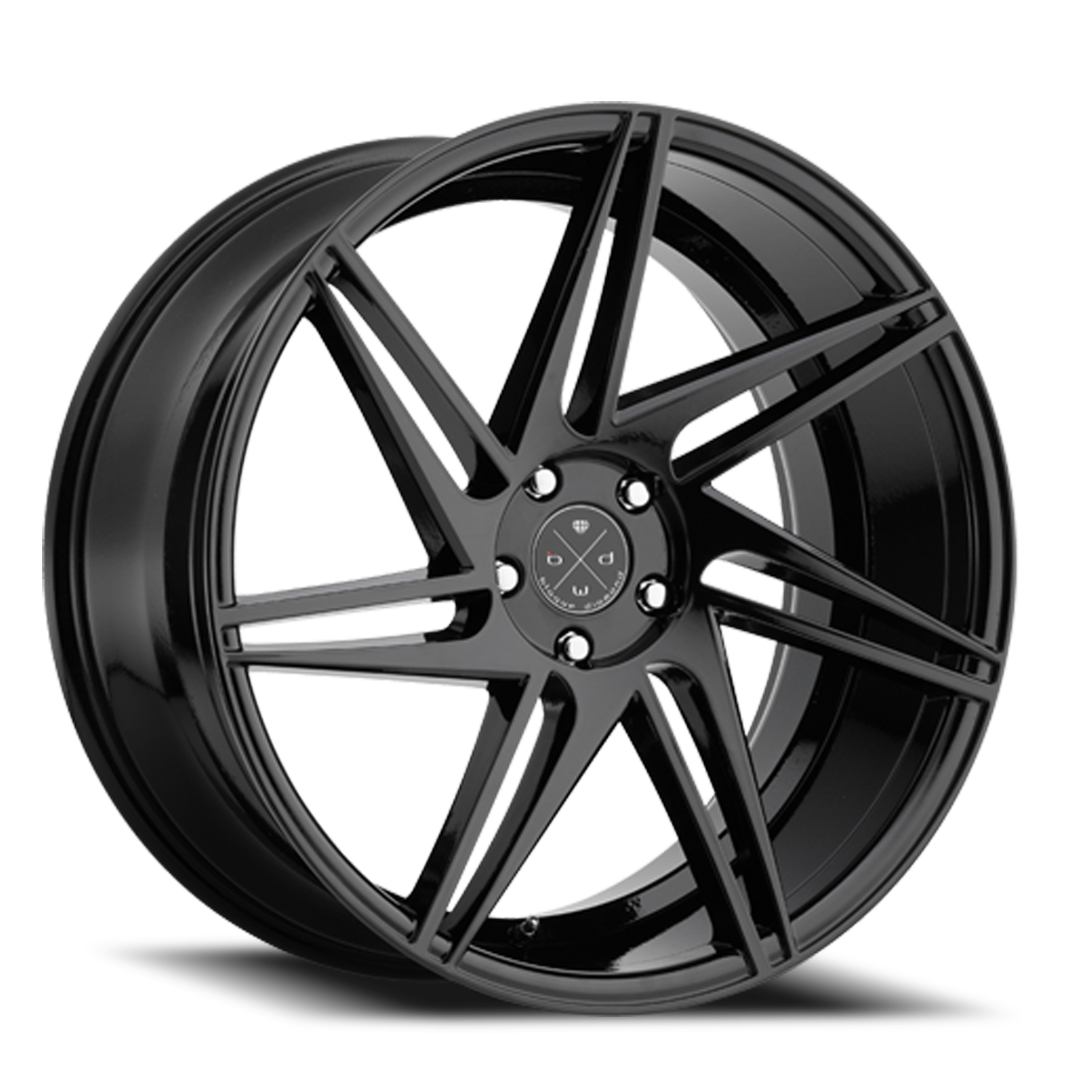 Blaque Diamond BD-1 22x10.5" 5x115mm 71.5mm CB +20mm Gloss Black