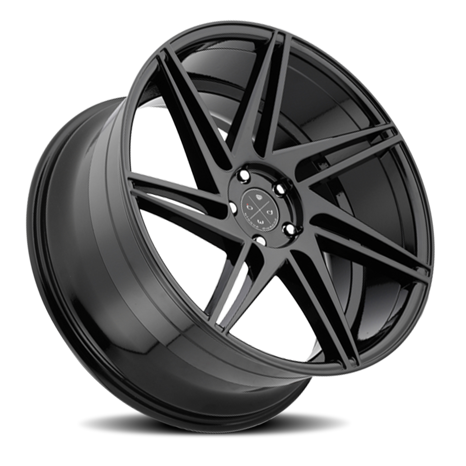 Blaque Diamond BD-1 20x10.5" 5x114.3mm 73.1mm CB +25mm Gloss Black