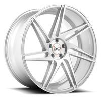 Blaque Diamond BD-1 22x10.5" 5x115mm 71.5mm CB +20mm Machined Silver