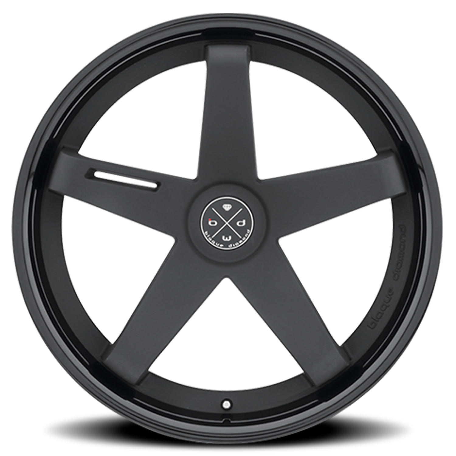 Blaque Diamond BD-21 20x10.5" 5x114.3mm 70.5mm CB +42mm Matte Black Gloss Black Lip